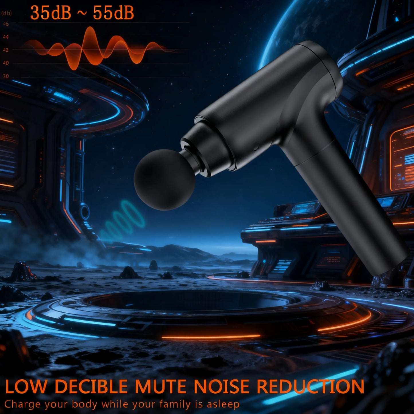 [Housify]™ Deep Tissue Massager, 8 Heads & 20 Speeds for Muscle Relief