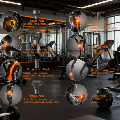 [Housify]™ Deep Tissue Massager, 8 Heads & 20 Speeds for Muscle Relief