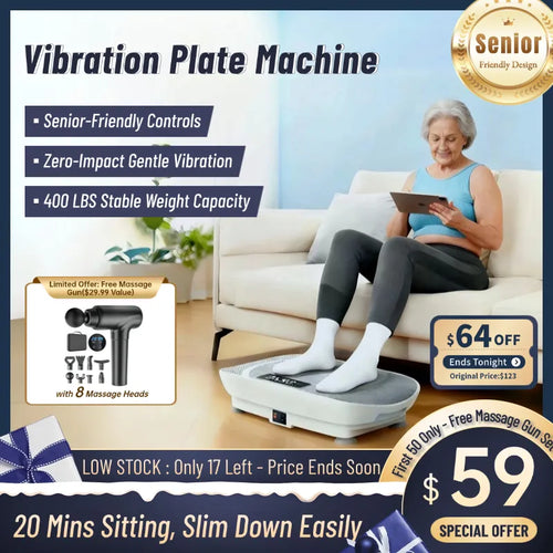 Housify ™ Gentle Vibration Plate: Relieve Joint Pain & Tone Muscles (Zero Impact)