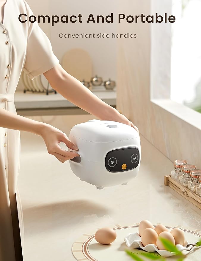 Mini Rice Cooker 4 Cups Cooked/2 Cups Uncooked